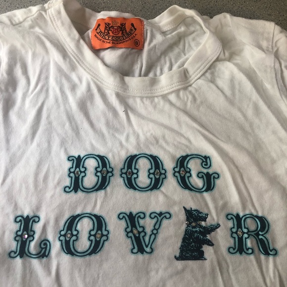 Dog lover juicy couture T-shirt - Picture 2 of 3